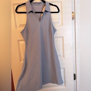 Baby blue Abercrombie Traveler polo mini dress